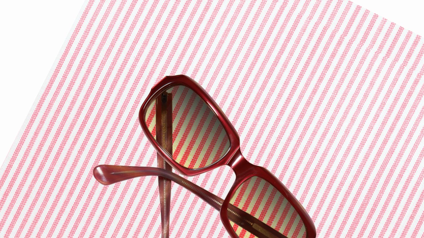 Bend your stretched-out plastic sunglasses back into shape. 