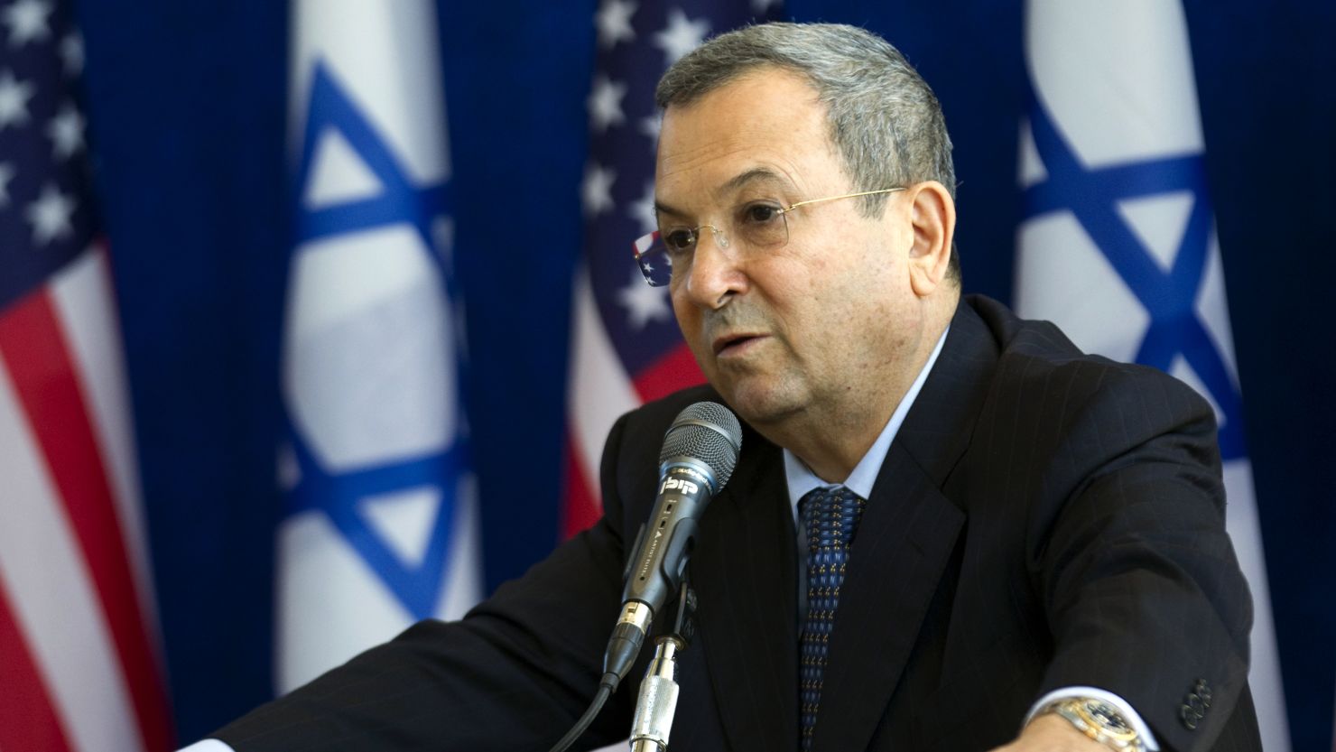Israel's Defense Minister Ehud Barak said sanctions would force Iran to come to the negotiating table.