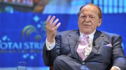 Casino mogul Sheldon Adelson, seen here in 2008, is credited with boosting Newt Gingrich's campaign with a $5m contribution to a SuperPAC supporting the GOP candidate.