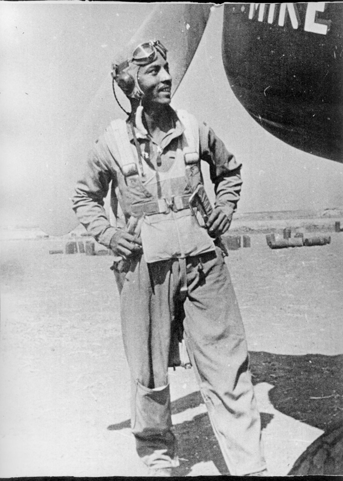 Herbert Carter deployed to war in 1943. He named his plane "Mike," the nickname he gave his wife, Mildred.