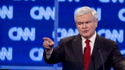Newt Gingrich participated in the CNN South Carolina Republican Debate in Charleston on Thursday, January 19, 2012.