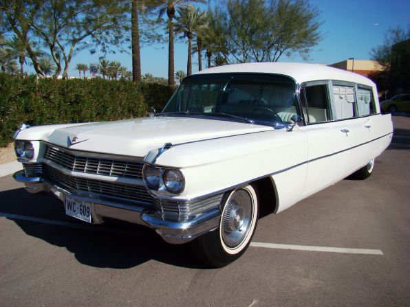 This 1964 Cadillac Hearse transported President John F. Kennedy's body and casket after his assassination in Dallas.