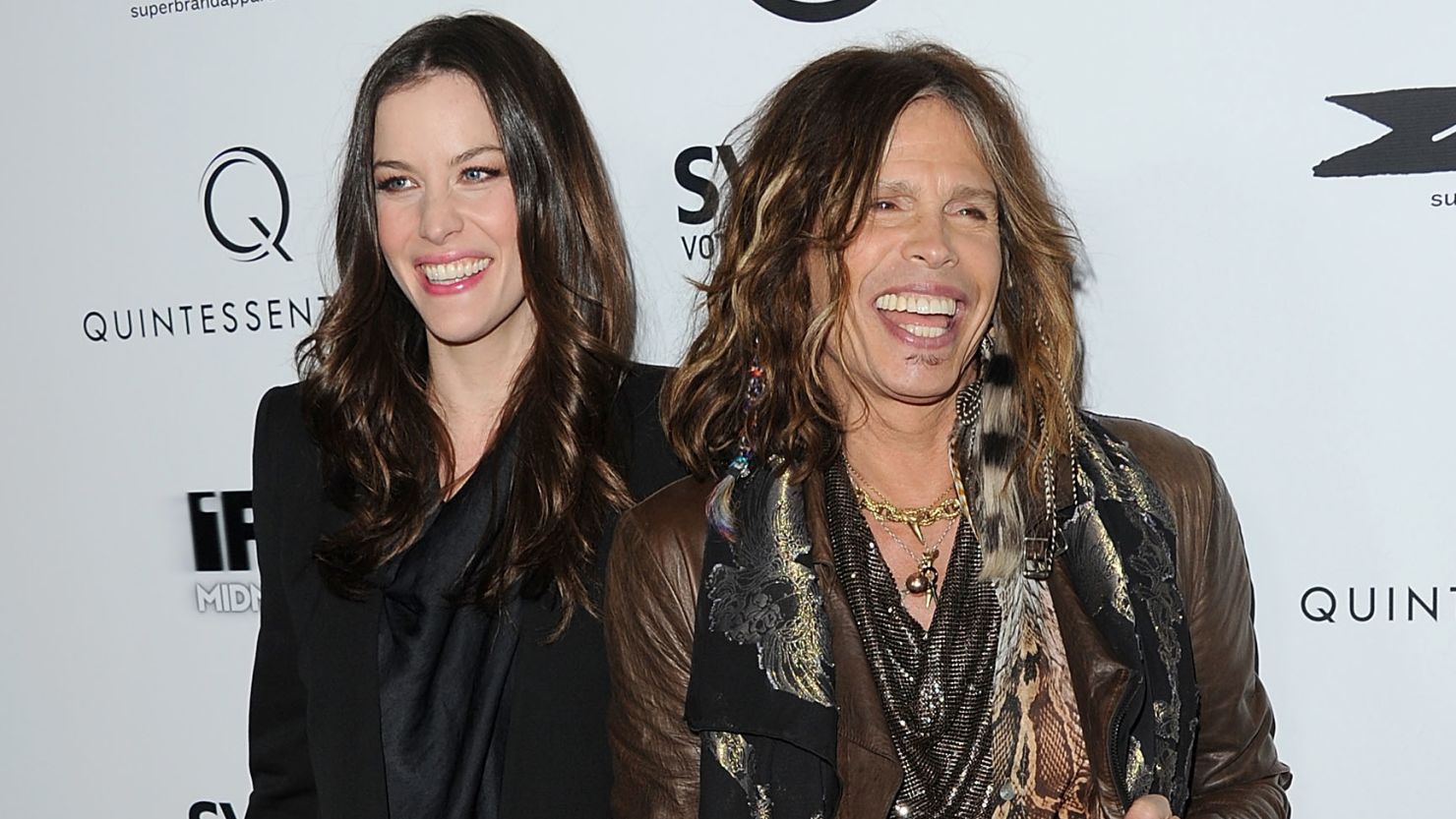 Liv Tyler and her father Steven Tyler, shown here attending a premiere in March 2011.