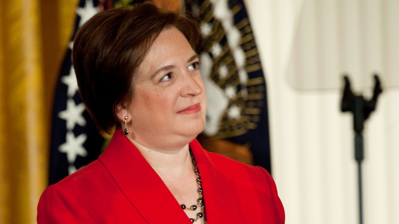 Elena Kagan attends a White House ceremony marking her confirmation to the Supreme Court in August 2010.