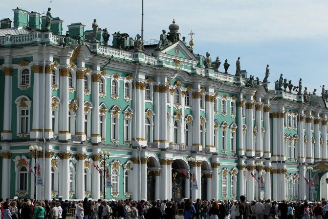 <strong>14. State Hermitage Museum, St. Petersburg:</strong> Founded in 1764 to house a collection acquired by Russian Empress Catherine the Great, this museum is home to more than three million works of art and cultural artifacts.