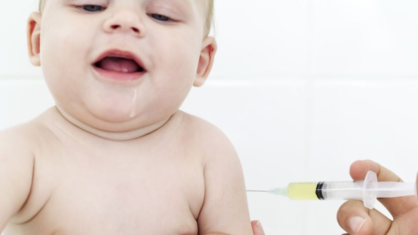 childhood vaccines baby shot injection