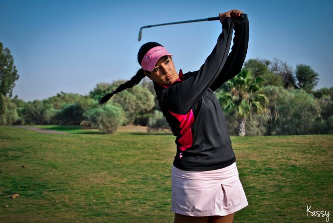 Haddioui is determined to forge a successful career on the major golf tours of the world and win Olympic gold.