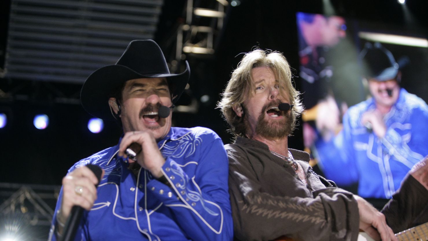 Kix Brooks and Ronnie Dunn of Brooks & Dunn, whose song "Only in America" is used by both Democratic and GOP campaigns.