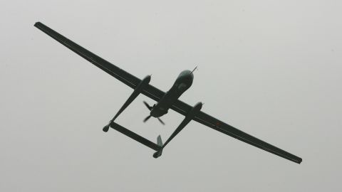 The Israeli drone aircraft, the Eitan, is pictured in February 2010.