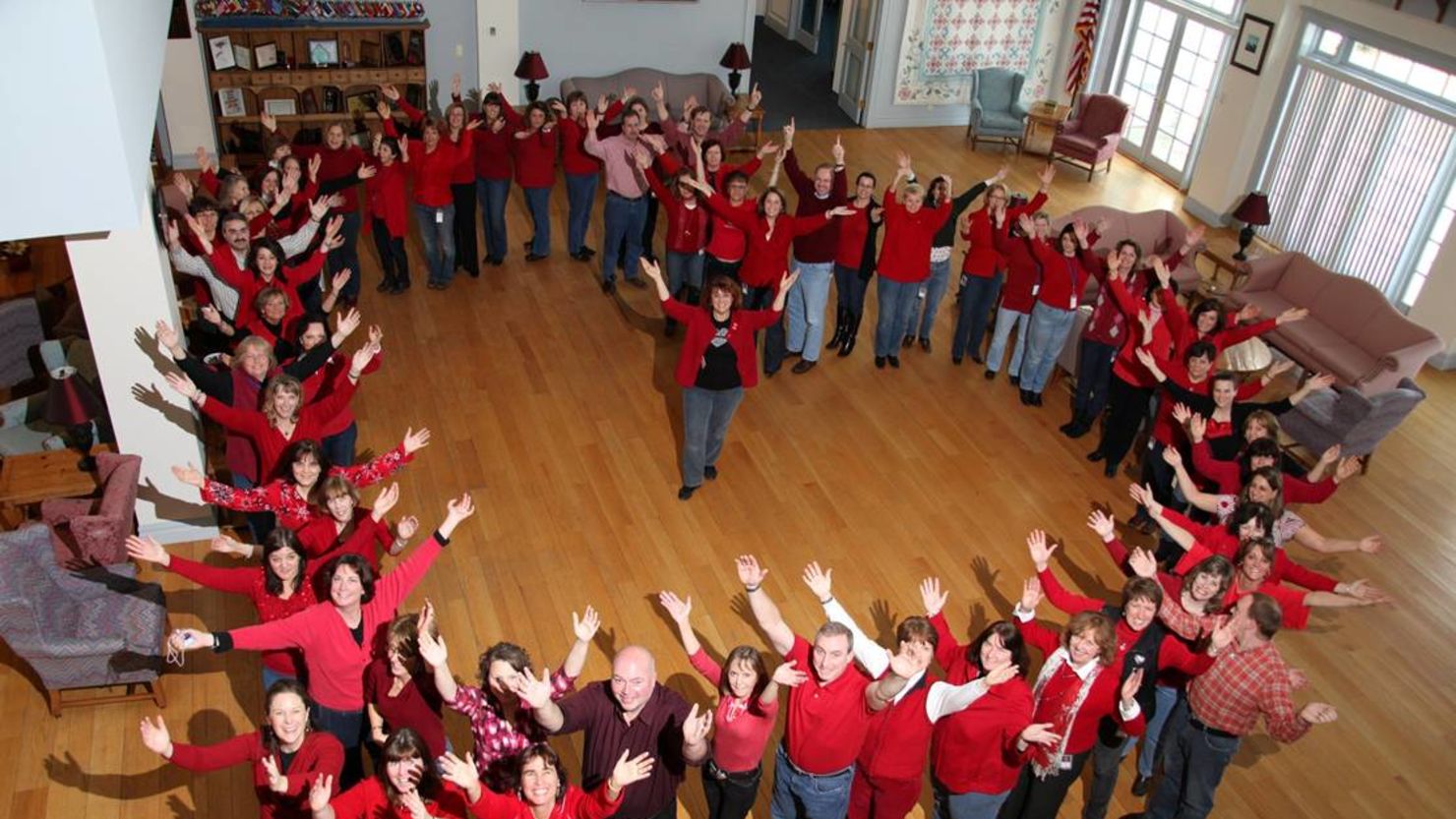 The American Heart Association's "Go Red for Women" movement raises awareness about women's heart health.