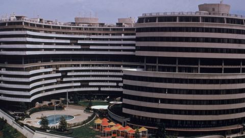 The Watergate, a sprawling office and building complex in Washington, remains a symbol of political corruption.