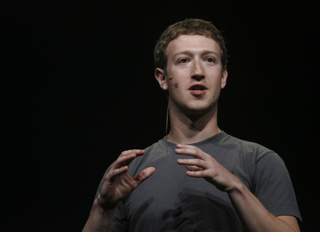 Facebook CEO Mark Zuckerberg at his company's f8 conference in September 2011.