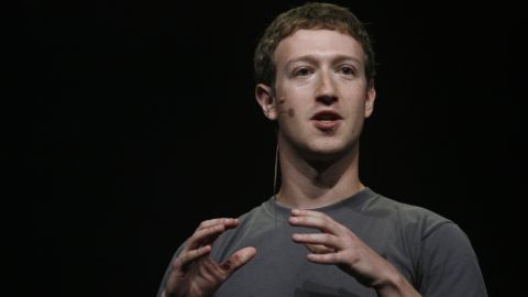 Facebook CEO Mark Zuckerberg at his company's f8 conference in September 2011.