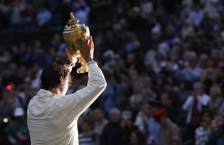 Nadal celebrated his first Wimbledon title in 2008, after beating Roger Federer in the longest final in tournament history. Many consider it to be the greatest match of all time. Federer has two Wimbledon titles to his name, while reaching five finals so far. 