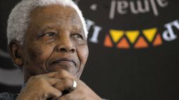 A file photo of Nelson Mandela dated August 20, 2008.