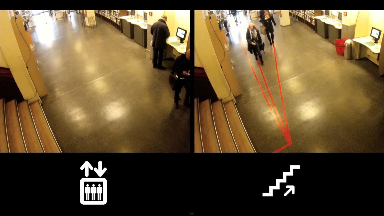 A recent Dutch study showed that 70% more people chose the stairs instead of the elevator when there were red lines running up them.
