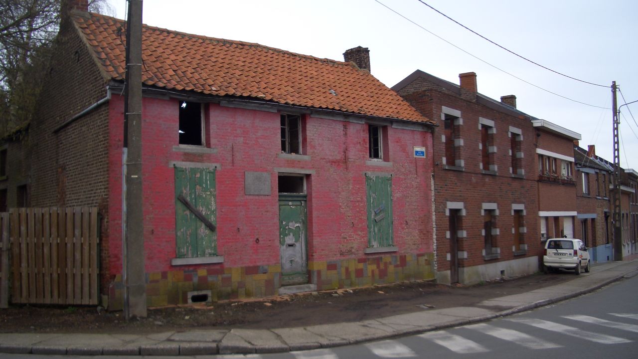 Vincent Van Gogh's one-time home in the village of Petit Wasmes, Belgium. 