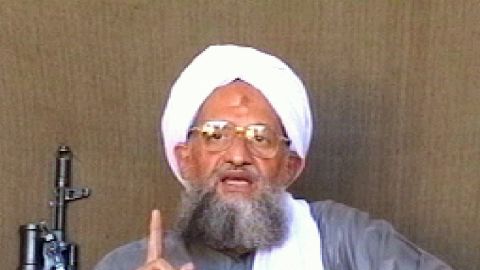 Al Qaeda leader Ayman al-Zawahiri, who senior US counter terrorism officials call the only leader of consequence left.