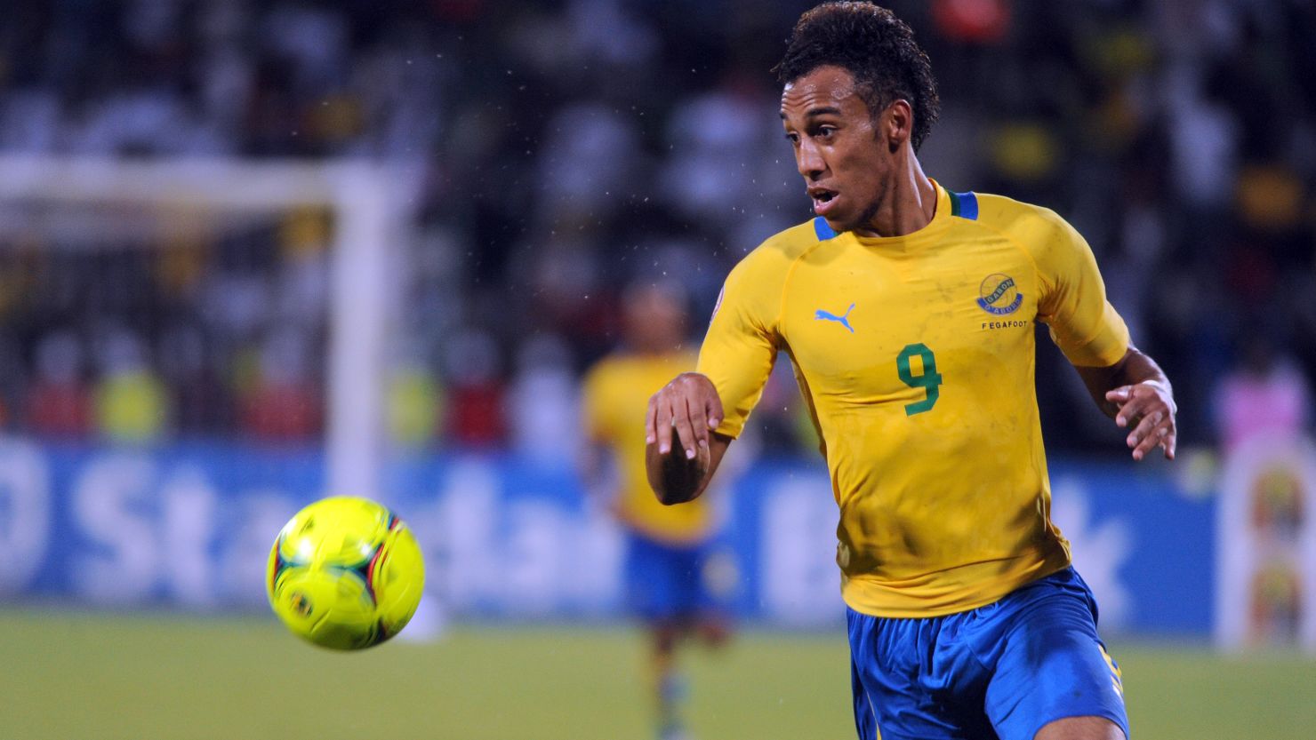 Gabonese striker Pierre Aubameyang scored the winner in the Group C match against Tunisia on Tuesday
