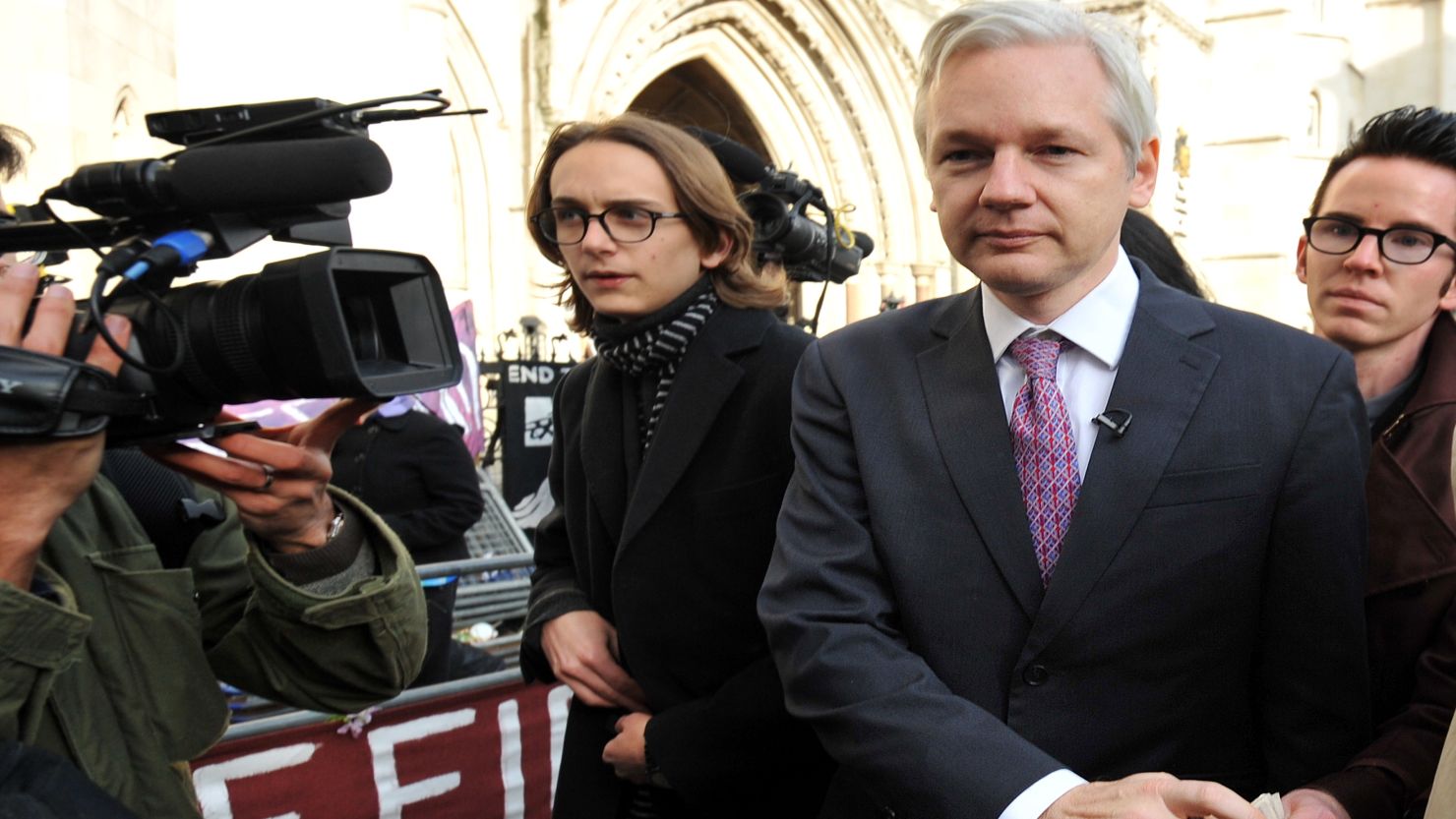 WikiLeaks founder Julian Assange leaves London's High Court in December in his fight against extradition to Sweden.