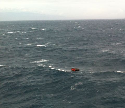 Boats and helicopters rushed to the scene to try to save scores of people left adrift at sea by the sinking.