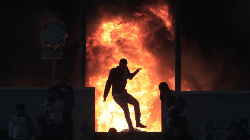 egypt flames clashes soccer