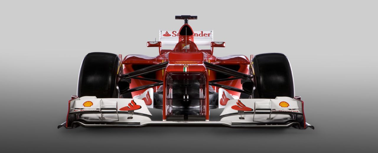 Ferrari unveiled the F2012 Friday, their car for the forthcoming Formula One season. The Italian team had planned to reveal the car Thursday, but heavy snowfall around the team's factory forced a postponement.