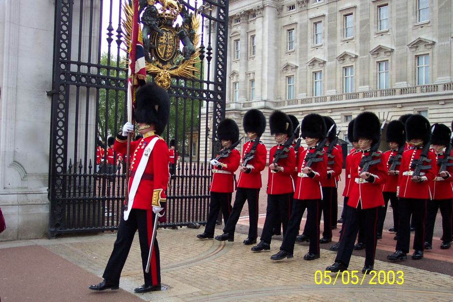 Marsha Narowitz snapped this shot of the changing of the Guard at Buckingham Palace. "I was standing behind a railing and had a perfect view of the guards. It was wonderful!"