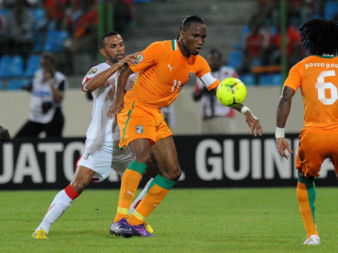 Former Chelsea star who also plays for the Ivory Coast national team, Drogba is the country's all time top scorer and has twice been named African Footballer of the Year. 
