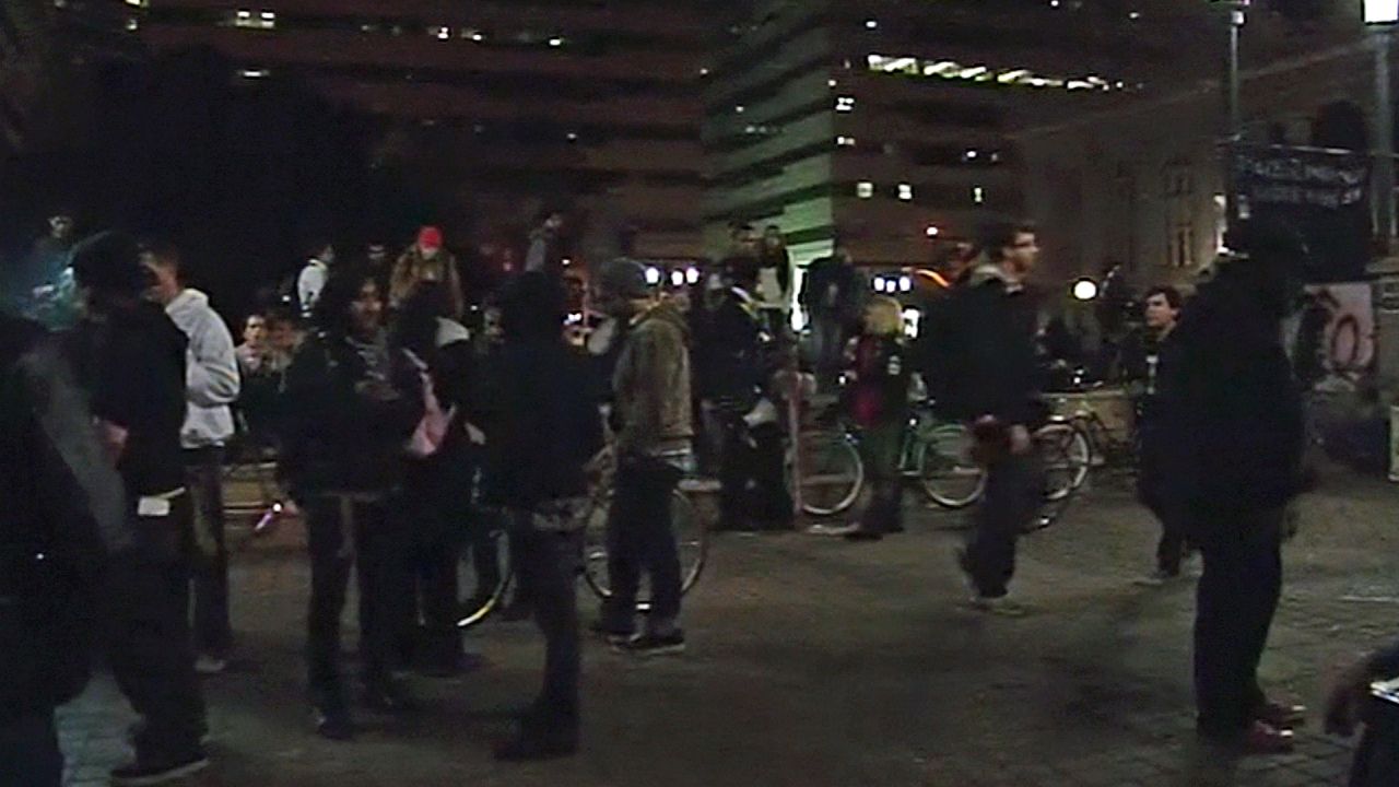 Occupy Oakland protesters hit the streets on Saturday a week after a march led to hundreds of arrests near City Hall.                           