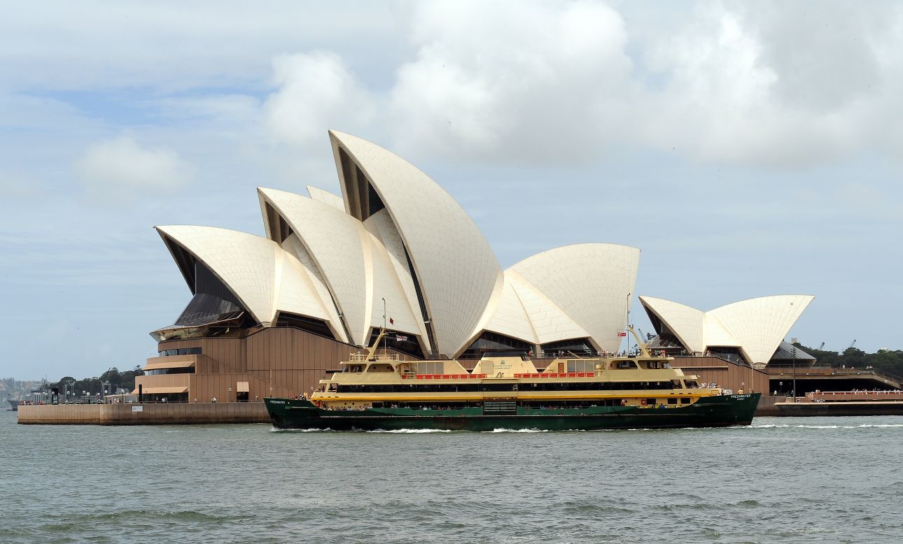 The air conditioning system in the Sydney Opera House has been adapted to utilize sea water from the surrounding harbour. 