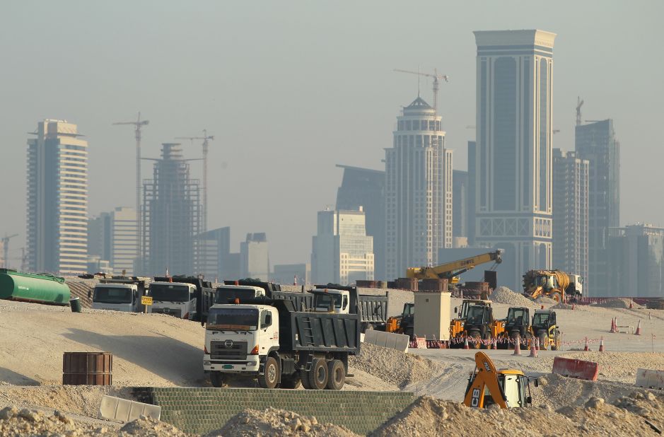 Qatar's economy has boomed since it started exporting liquefied natural gas in 1997 -- only Luxembourg has a higher gross domestic product per capita. But the 2022 World Cup has sparked a construction boom in a race to ready Qatar's infrastructure for the tournament. 
