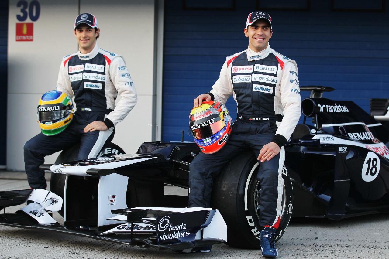 British team Williams unveiled their new FW34 car at the Jerez test event in Spain on Tuesday. Williams had a torrid season last year, picking up just five points.