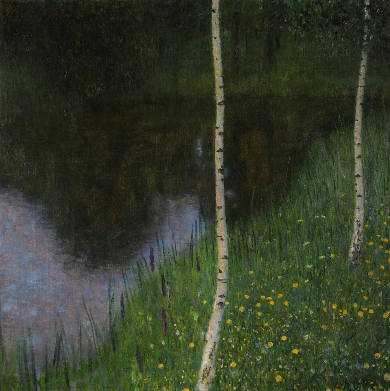 "Lakeshore with birches," by Gustav Klimt, 1901, is also being offered up for sale at Sotheby's. It is estimated to sell for between $9.5 million and $13 million.