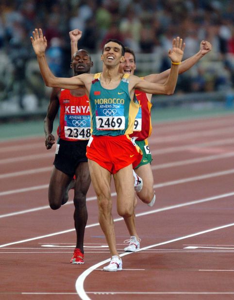 Her Olympic ambition was inspired by the feats of compatriot Hicham El Guerrouj, who won two gold medals at the 2004 Athens Games. 