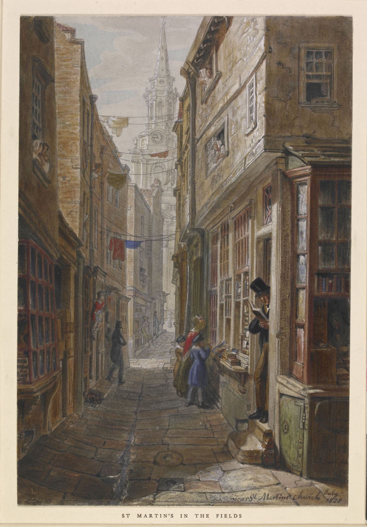As a boy, Dickens frequented "pudding shops" near the warren of small alleys and lanes south of St Martin's-in-the-Fields in central London. 