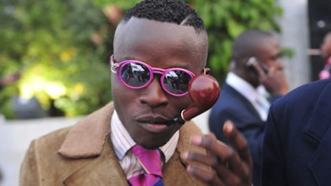 The Sapeurs are a Congolese sub-culture of dapper dressers. 