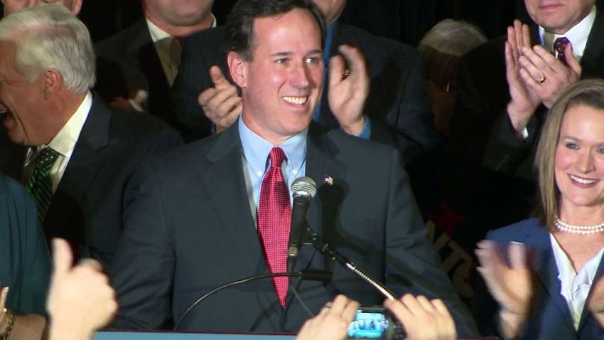 MO Santorum Victory Speech
