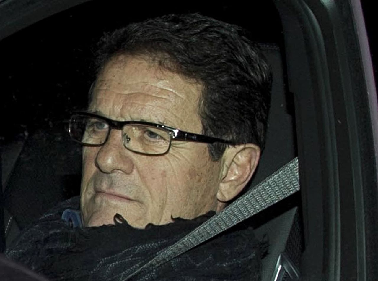 Fabio Capello leaves Wembley Stadium after his hour-long meeting with Football Association chairman David Bernstein, where he tendered his resignation with immediate effect.