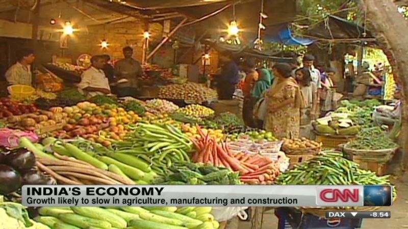 Growth likely to slow on several fronts in India. | CNN Business