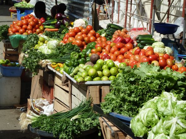 Vegetables are abundant in Senegal and are an important part of "Thiebou Jen."