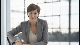 woman business suit confidence