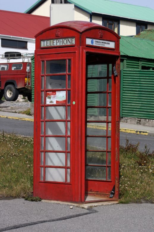 A red telephone box in Stanley is just one of a number of quintessentially British aspects to island life - the Argentines insist the islands were "stolen" from them by Britain in 1833.