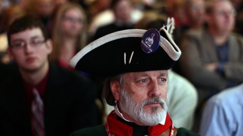  Tea party activist William Temple attends the Conservative Political Action Conference in Washington.