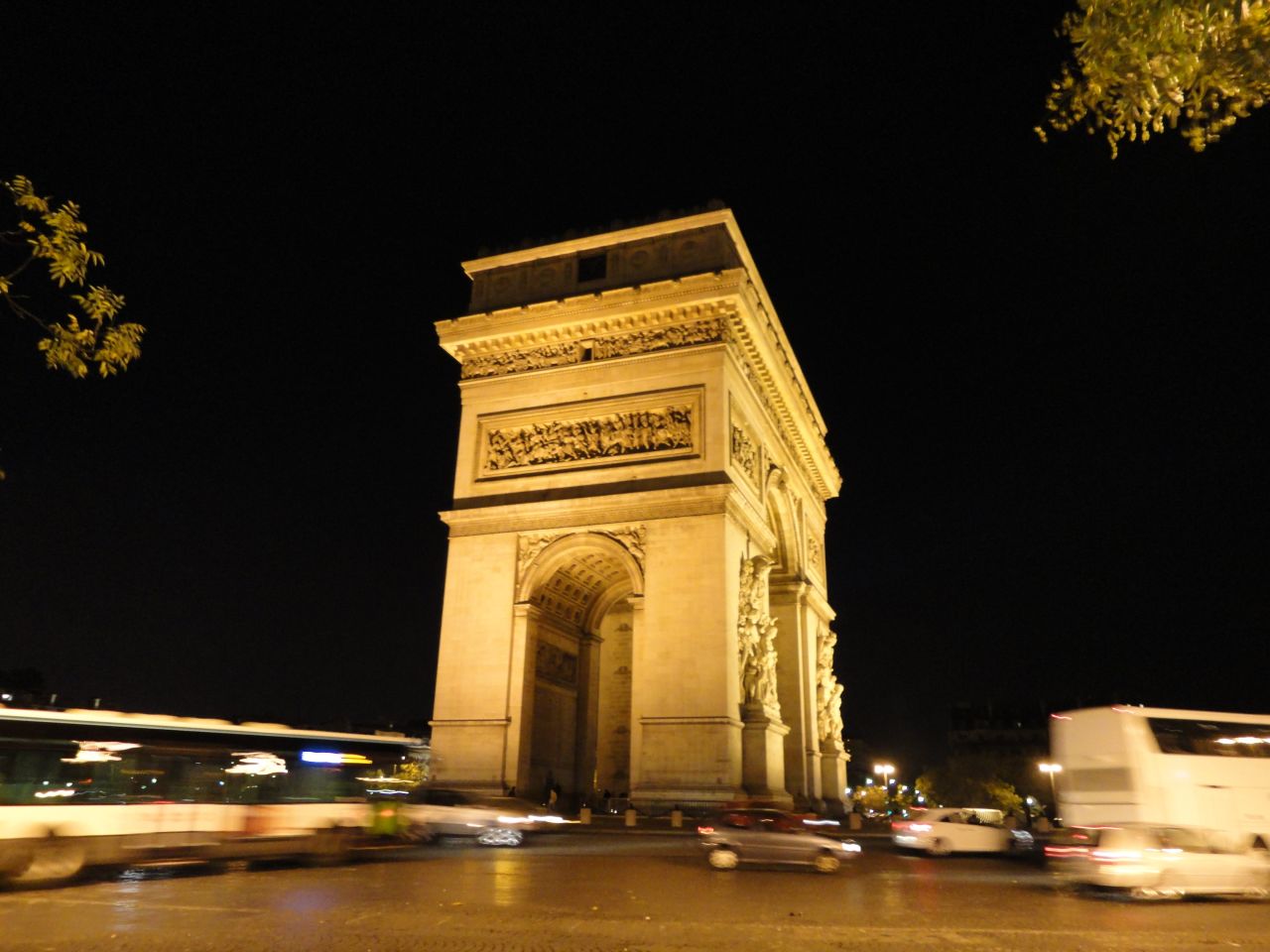 David Hetzler snapped this shot of the Arc de Triomphe while taking an evening stroll during his time in the city. "The beauty of it at night is impressive."