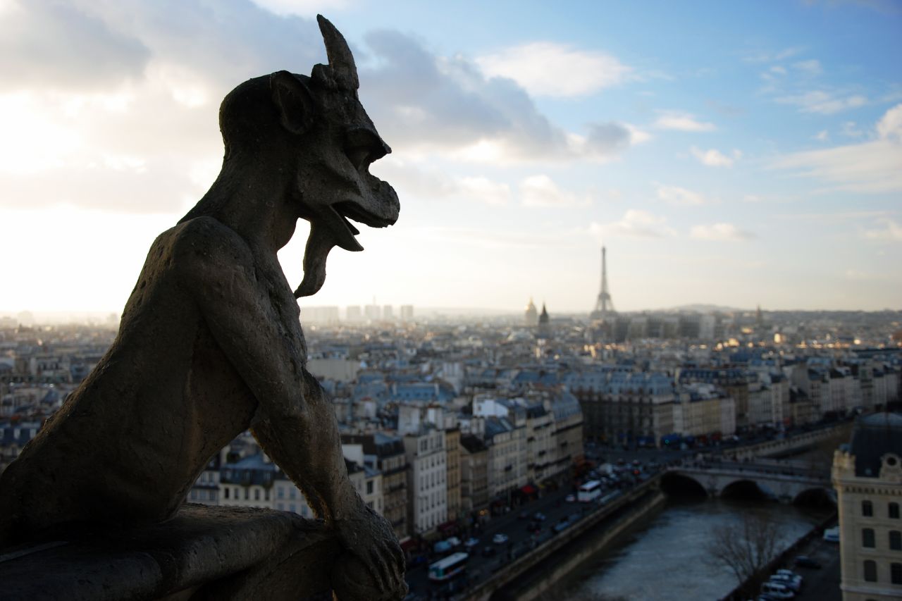Kevin Kasmai captured this intriguing view of one of Notre Dame's gargoyle statues overlooking Paris. "Paris is probably my favorite city in the world. In terms of architecture, places to see, things to do, it's a top destination in my book."