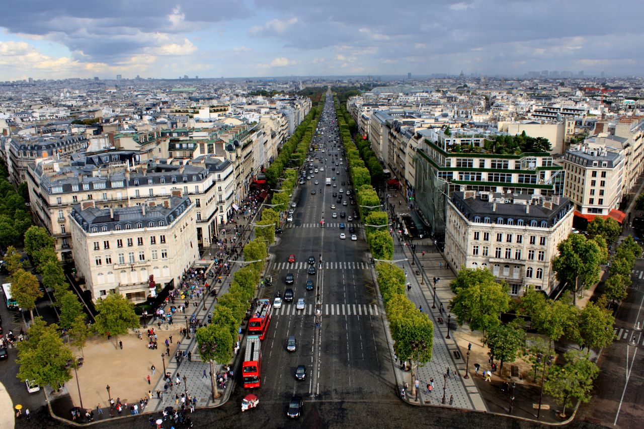 Ania Taylor captured this view of the Champs-Élysées from the top of the Arc de Triomphe. "The whole city has this amazingly romantic feel to it."