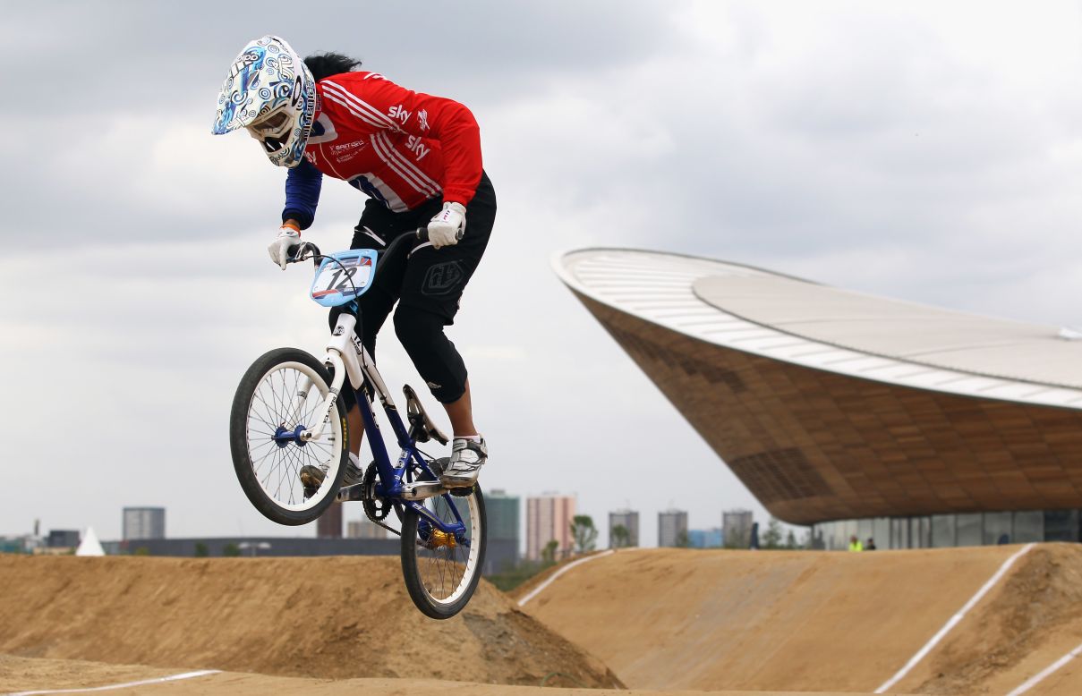 British BMX racer Shanaze Reade is heading into London 2012 as one of the favorites to claim gold. The 23-year-old is a three-time world champion in the sport, which is entering only its second Olympic Games.