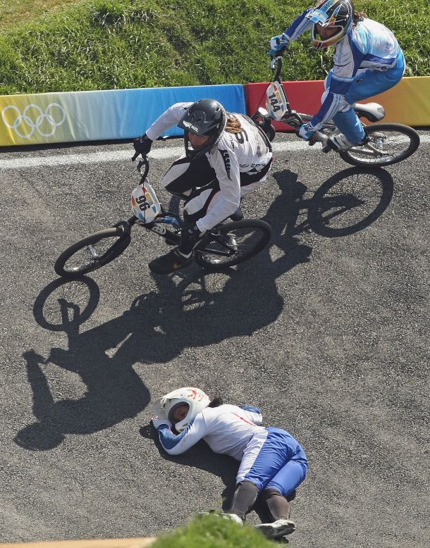 Reade contemplated turning her back on competitive sport after a disastrous BMX final at Beijing 2008. She missed out on a medal in the event's inaugural Games after crashing in the deciding race. France's Anne-Caroline Chausson went on to win gold.