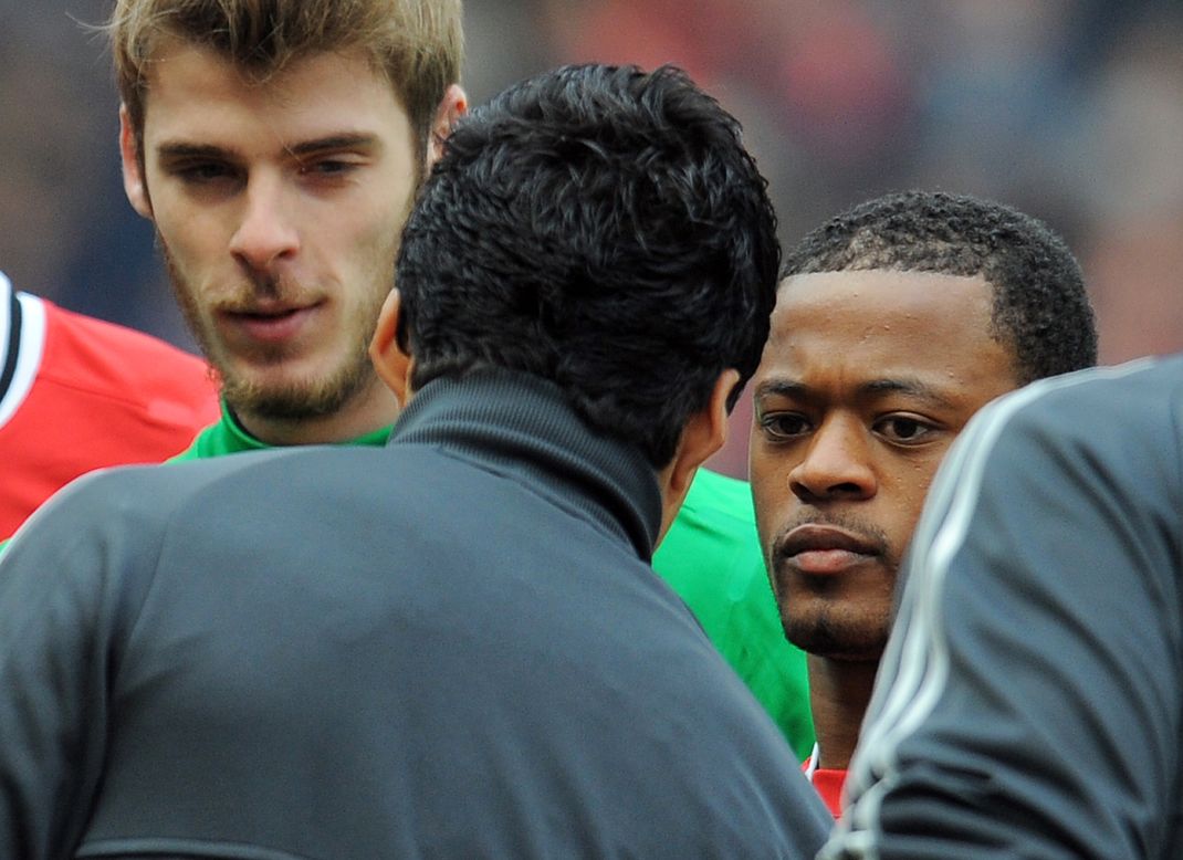 Suarez and Evra failed to shake hands before the start of an English Premier League game at Old Trafford last season after the Uruguayan had served his ban. However, when United beat Liverpool 2-1 at Anfield in September, the pair did shake hands.